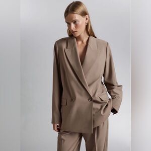 & Other Stories Double-Breasted Blazer